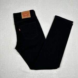Levis 511 Slim Fit Jeans‎ Mens Sits Just Below Waist Zipper 5 Pocket Denim Black